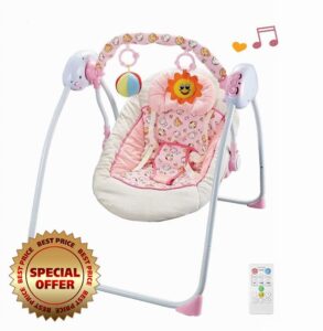 LEOM Baby Electric Musical Swing Chair With Remote Control