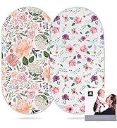 Bebamour Portable Nappy Changing Mats with Wipes Pocket Travel Baby Changing Pads with Head Cushi...