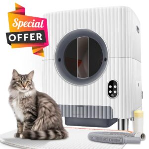 Charmkit Self Cleaning Cat Litter Tray