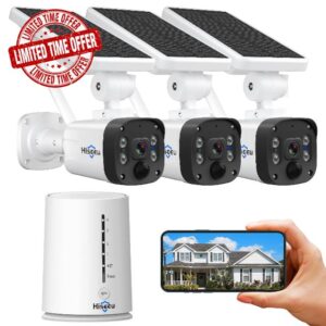 Hiseeu Wireless Security Camera System Outdoor