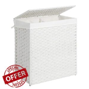 SONGMICS Laundry Basket with Lid