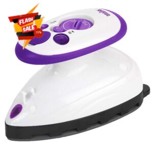 ANSIO Travel Iron Quilting Mini Steam Craft Iron with Ceramic Soleplate | Small Compact Travel Steamer - Perfect for Travel