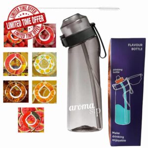 Aroma Sip Air Water Bottle with 7 Flavour Pods