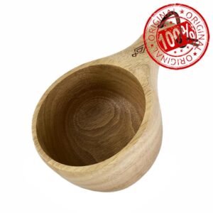 Vårdkas Hand-Carved Bushcraft Wooden Kuksa Mug - Perfect for Camping
