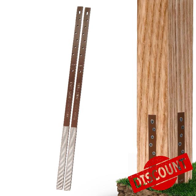 Post Buddy Pack of 2 Timber Fence Post Repair Stakes (to Fix 1 Broken Post)