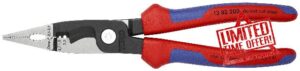 Knipex Pliers for Electrical Installation black atramentized