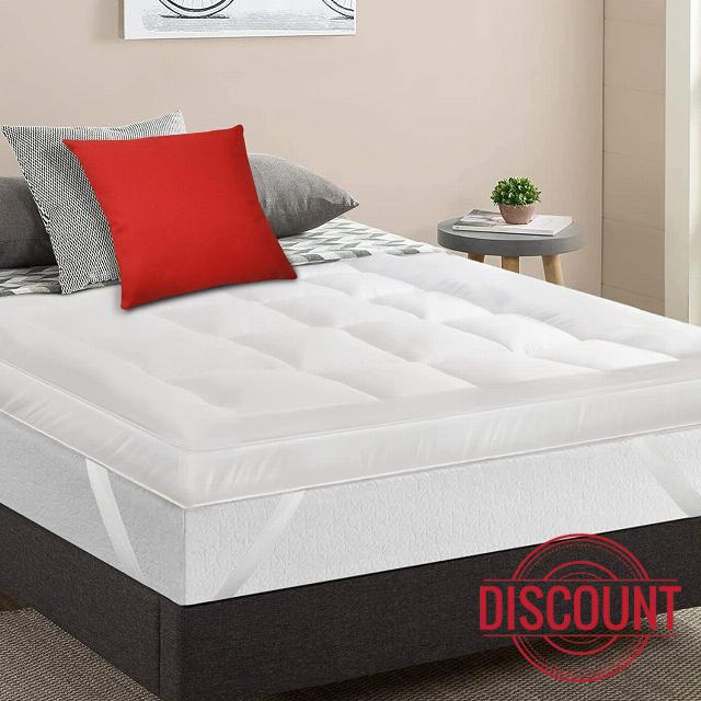 MightySoft Mattress Topper Double Bed 4 Inch Thick