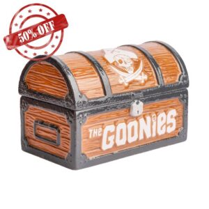 Grupo Erik The Goonies Cookie Jar With Lid | Biscuit Tin | 8 x 5.3 x 4.8 inches - 20.3 x 13.5 x 12.2 cm | Sweet Jar | Kitchen Decor | Airtight Food Storage Container | Goonies Merchandise