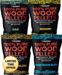 Kona All-Purpose Wood Pellets Variety Pack