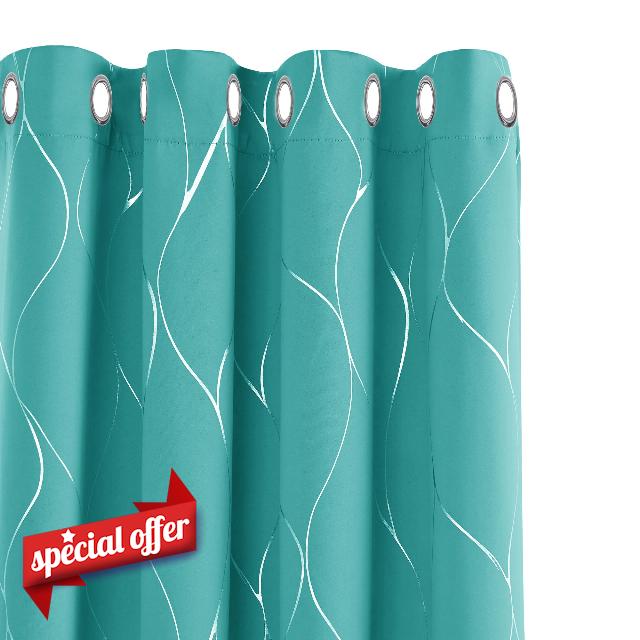 Deconovo Eyelet Blackout Curtains