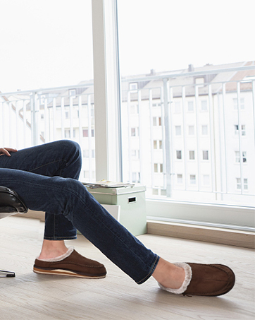 mens slippers arch support