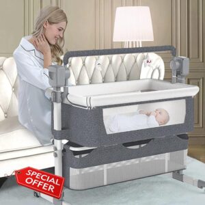 Electric Baby Swing And Bouncer - Portable Bedside Cribs For Infants To Toddler