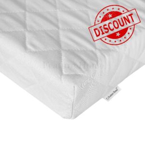 Baby Toddler Cot Mattress with Hypoallergenic Cotton Cover - Travel Toddler Crib Mattress in Various Sizes