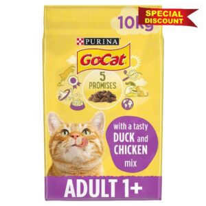 Go-Cat Adult Dry Cat Food Chicken and Duck 10kg