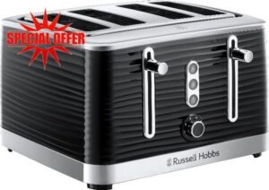 Russell Hobbs 24381 Inspire High Gloss Plastic Four Slice Toaster