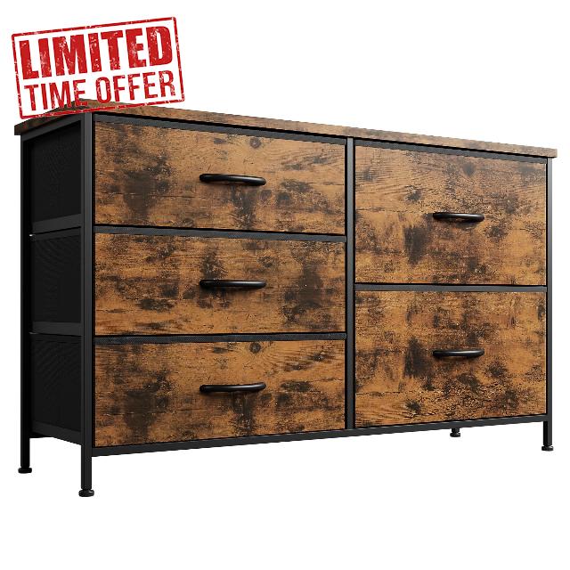 Nicehill Dresser for Bedroom with 5 Drawers