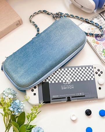 Younik Switch Carrying Bag for Switch 2017, 13 in 1 Switch Accessories Bundle Includes Switch Tra...