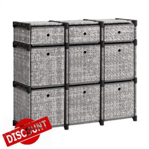 SONGMICS 9-Cube Drawer Organiser