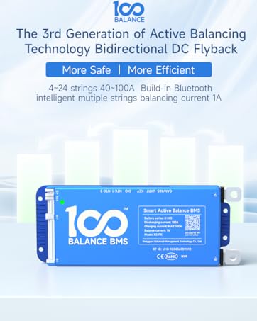 100Balance Capacitor 1A Active Balancer 3S to 16S Equalizer for Lifepo4 or Li-ion Lithium Battery...