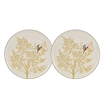Cake Plate S/2 - Light Grey sara miller portmeirion chelsea 22 carat gold green navy grey pink