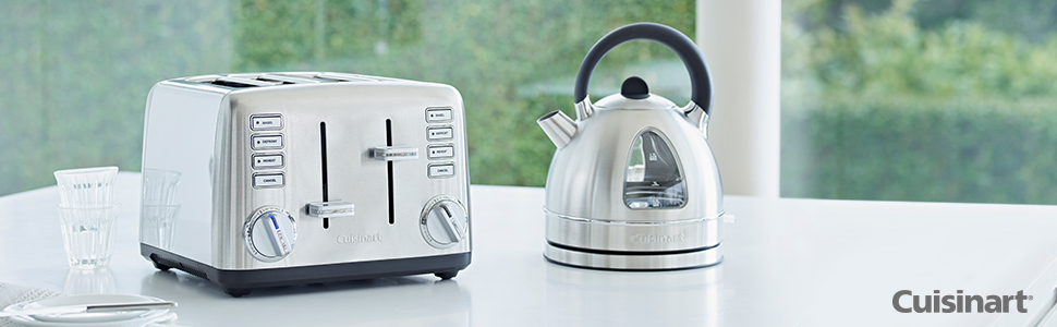 Cuisinart, kettles, toasters, matching kettle and toaster set