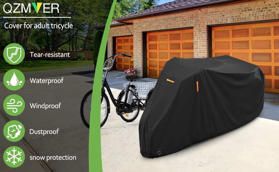 QZMVER adult tricycle cover