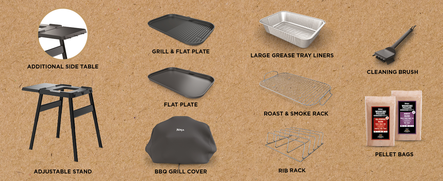 Ninja Woodfire Outdoor Grill XL Accessories