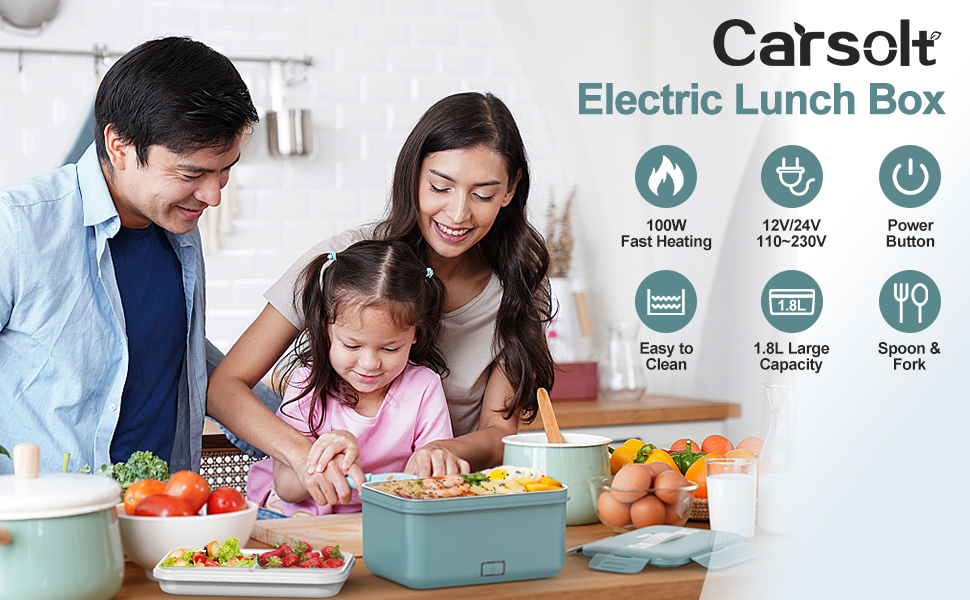 Carsolt 100W Electric Lunch Box