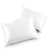 Hafaa Pillow Cases 2 Pack Brushed Microfiber Plain Navy Pillowcases with Envelop Closure – Wrinkl...
