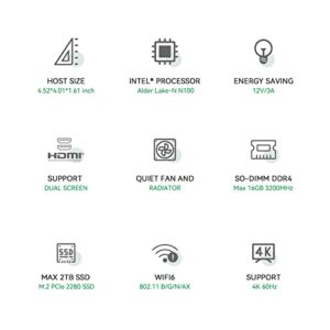 Intel 12th Gen N100(4C/4T