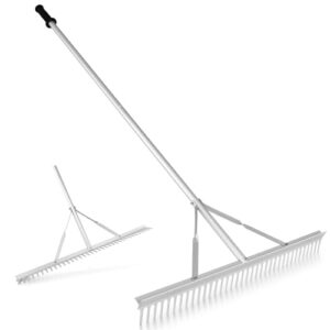 Heavy-Duty Aluminum Rake with 174 cm Long Handle