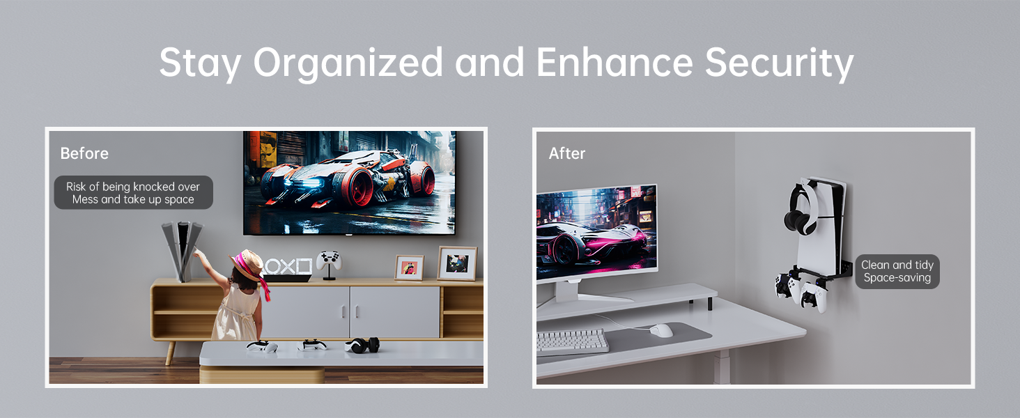 PS5 Slim wall mount