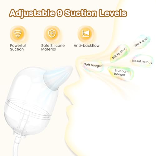 Baby Nasal Aspirator with 9 Suction Levels