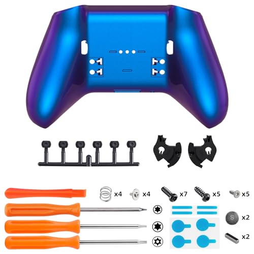 Chameleon Purple Blue Back Housing Shell Cover for Xbox Elite Series 2 Core Controller Model 1797 - WITHOUT Controlle