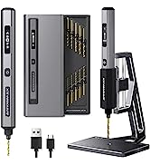 ARROWMAX Mini Electric Drill 14 in 1 with Aluminium case, Rechargeable, Cordless, 10 Drill bits, ...