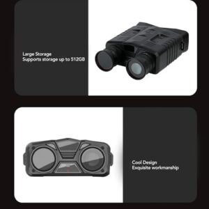 4K Night Vision Goggles with 3.2 Inch Large Screen