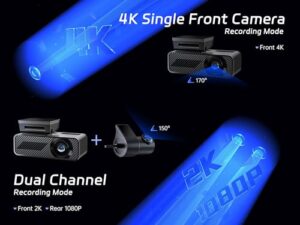 4K Single Front Dash Camera