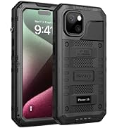 Beeasy for iPhone 15 Pro Case Waterproof Heavy Duty Tough Metal Armour Cover Shockproof Dustproof...