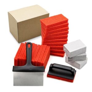 25Pieces Flat Top Grill Accessories Cleaner Tool Set 1 Scraper