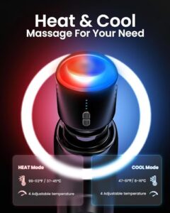 RENPHO Massage Gun with Heat Cool Massage Head