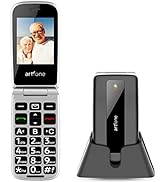 artfone C1 Plus Simple Senior Mobile Phone Unlocked, Basic Big Button GSM Mobile Phone for Elderl...