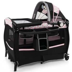 Infant Bedside Sleeper with Changing Table