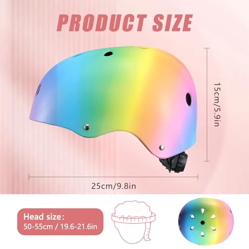Kids Adjustable Skateboard Scooter Skating Cycling Bike Helmet for Boys Girls Child Age 4-7 Years
