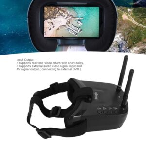 FPV Video Headset Glasses Double RP SMA Antenna 5.8Ghz 3 Inch 40CH for FPV Racing