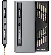 4-Speed Electric Mini Drill Pen with Hedgehog Benchtop Press, ARROWMAX 10 Small Drill Bits with A...