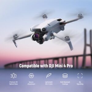 4 Pack ND16 ND64 ND256 CPL Polarizer and Neutral Density Filters Drone Lens Accessories