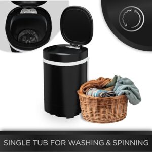 2 In 1 Single Tub Washer Spin Dryer With Timer Functions 4.6KG Wash/2KG Spin | Compact Washing Machine for Students
