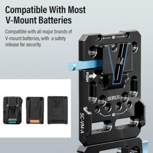 V Lock Mount Battery Baseplate Sdapter for Camera Power Supply