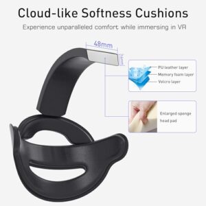 Elite Strap Replacement with Adjustable Hinge and Enlarged Head Support