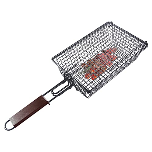 Steel Grill Basket With Removable Handle